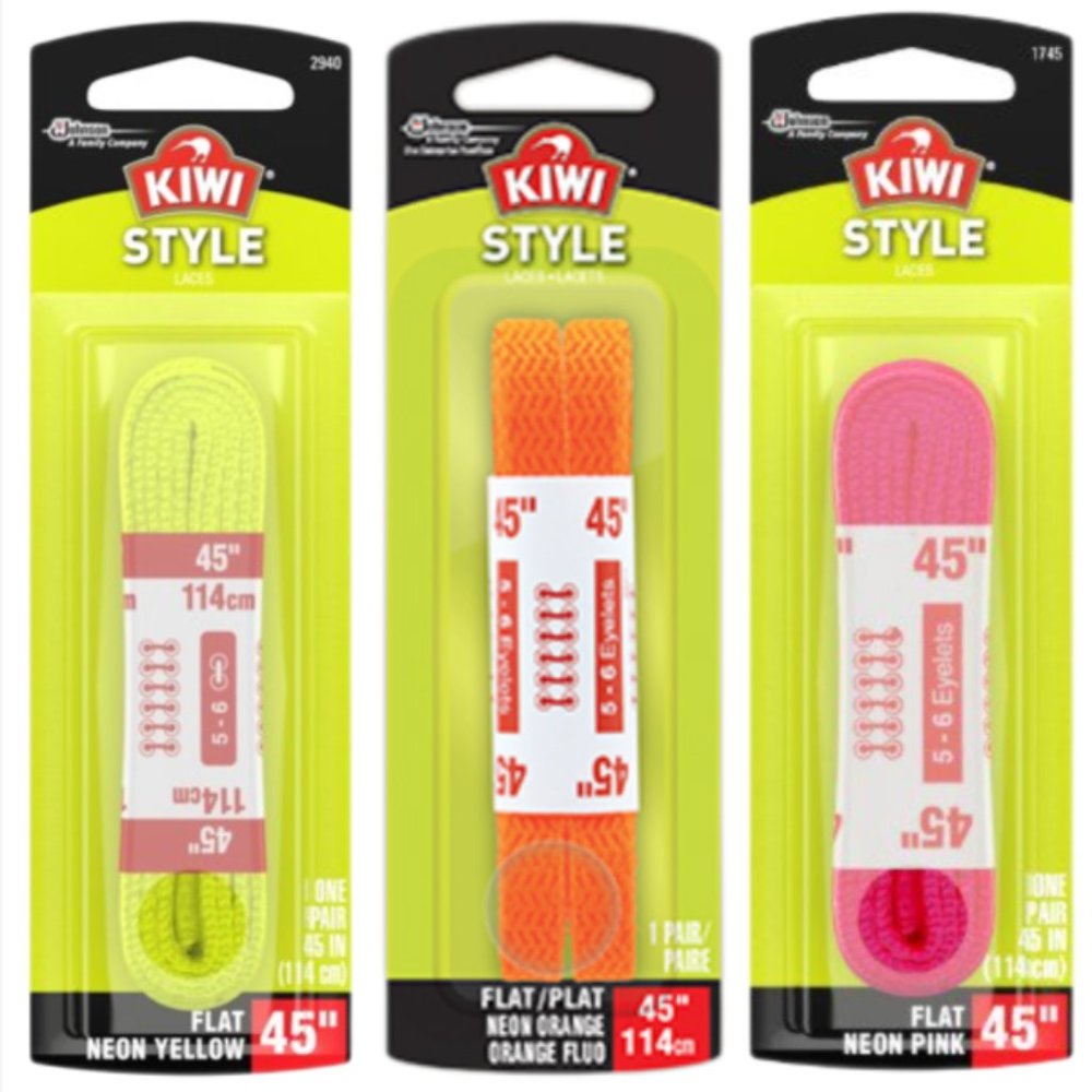 2/$10 KIWI STYLE LACES SET